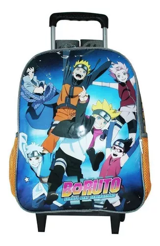 Mochila Bolsa Masculino Feminino Naruto Akatsuki Sasuke