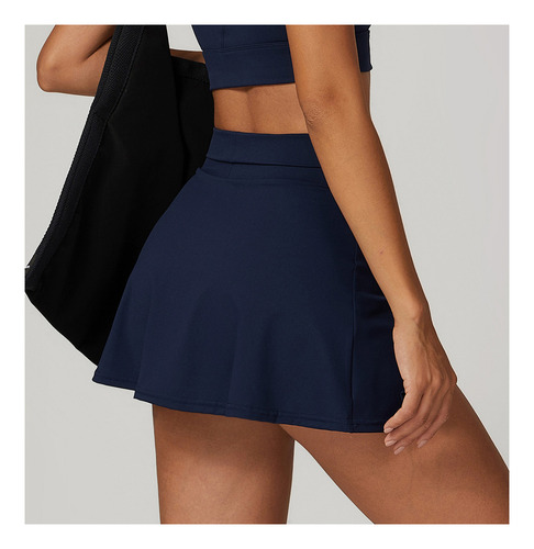 Falda De Yoga De Cintura Alta, Falda Deportiva De Tenis