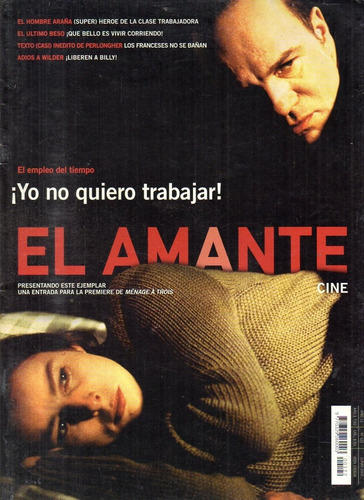 Revista El Amante Cine 122 El Empleo Del Tiempo Hombre Araña