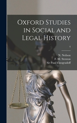 Libro Oxford Studies In Social And Legal History; 4 - Nei...