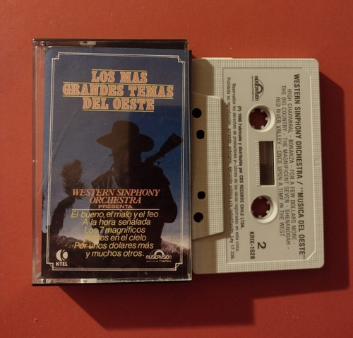  Grandes Temas Del Oeste Cassette Western Simphony Orchestra