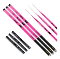 Comprar Kit 3 Varas Joker Rosa 4,20m Maruri + 3 Enroladores De Linha