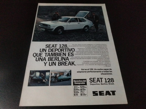 (pa613) Publicidad Clipping Seat 128 * 1979