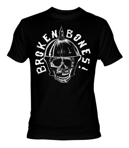 Broken Bones Logo Camiseta Discharge Varukers Gbh Chaos Uk