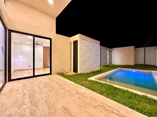 Casa De Una Planta En Privada Al Norte De Mérida