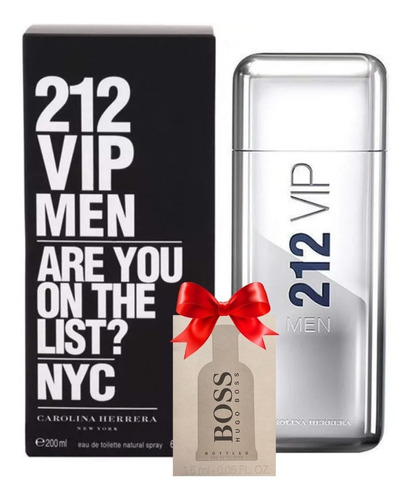 212 Vip Men Carolina Herrera 200ml Caballero + Regalo