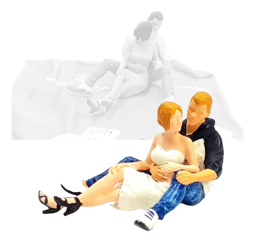 Figuras De Pareja De Resina 1/64, Adorno De Estilo B