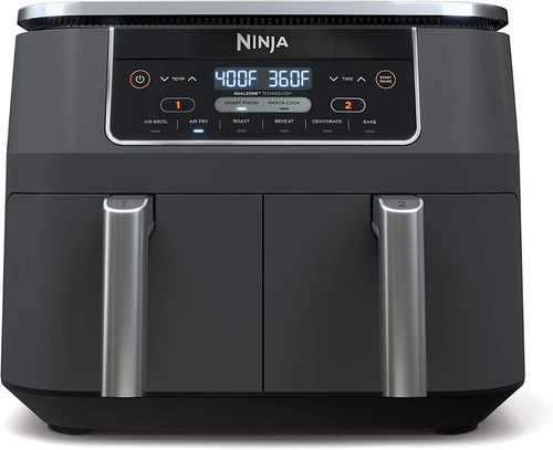 Freidora De Aire Dos 2 Canastas Air Fryer 7.6 Lt Ninja Dz201