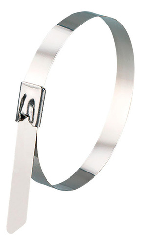 Be 100 Peças De Metal Zip Laços Auto Comprimento 400mm