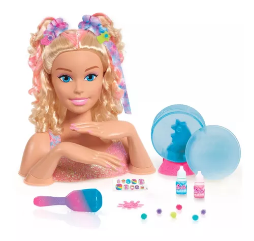 Boneca Barbie para Pentear e Maquiar - Será que conseguimos fazer um  penteado nela??? 