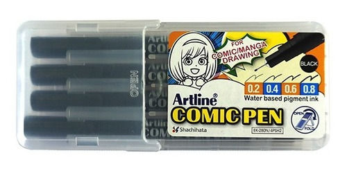 Rapidógrafos Comic Pen Artline
