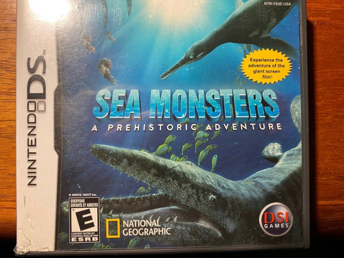 Nintendo Ds - Sea Monsters, A Prehistoric Adventure, Orig.