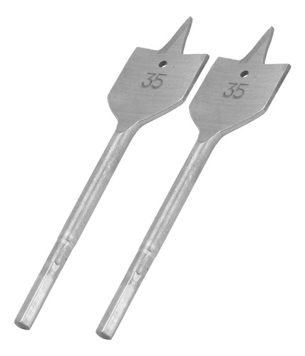 Brocas Planas De Acero Con Alto Contenido De Carbono, 2 Piez