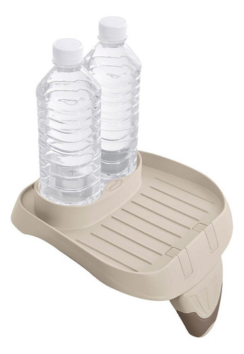 Porta Copos Suporte 2 Spa Ofuro Bebidas Garrafas Intex Cor Bege Liso