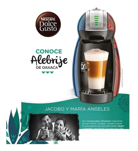 Dolce Gusto, Cafetera Alebrije De Oaxaca + 32 Cápsulas | Envío gratis