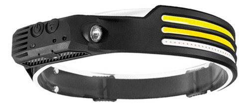 Linterna Frontal Led Cob Brillante Barra De Luz Con Luz Roja