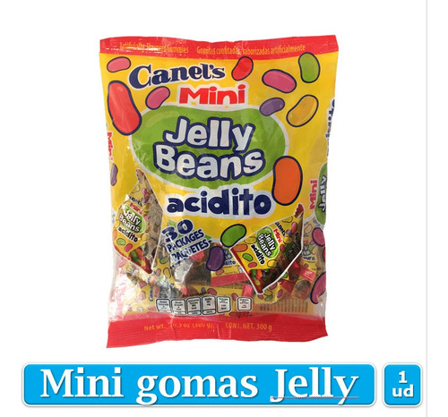 Mini Goma Beans Acida Canel's 300g - G A $9
