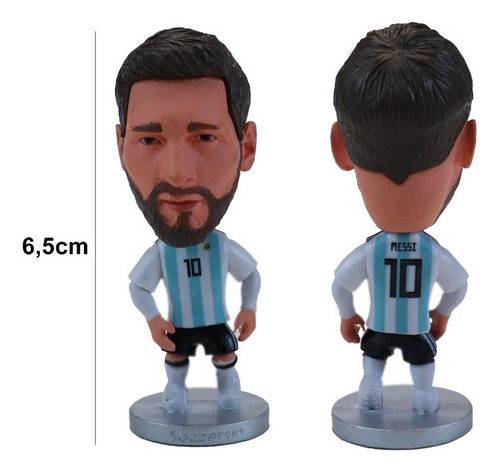 Boneco Miniatura Messi Seleção Argentina