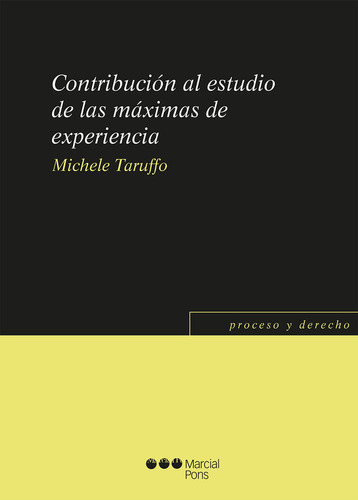 Libro Contribucion Al Estudio De Las Maximas De Experienc...