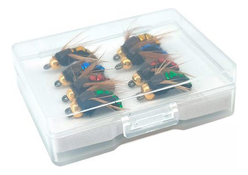 2 X 8 Unidades De Señuelos De Pesca, Pesca Con Mosca, Agua