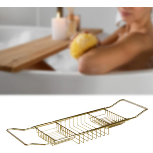 Tablero De Mesa Para Bañera, Bandeja De Mesa Oro
