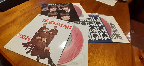 The Beatles E.p. Collection. Box Singles 7 Color Rojo Japon (Usado)