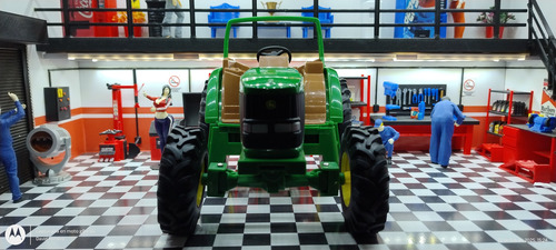 John Deere Tough Tractor Ertl Escala 1 16 Verde Lima (Usado)