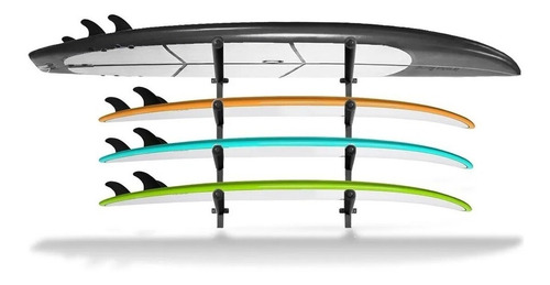 Suporte De Parede Para 3 Pranchas E 1 Stand Up Paddle Sup