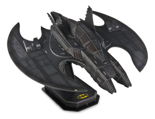 Rompecabezas Batman 4d Build 71 Piezas Batwing Batimovil