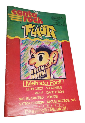 Canta Rock Flauta 8 Gieco Virus Mateos Sui Generis (Usado)