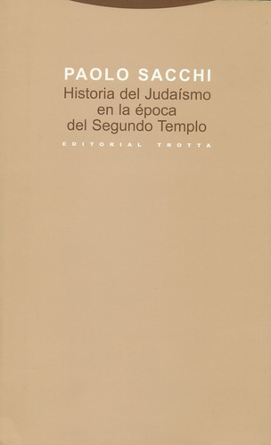 Libro Historia Del Judaismo En La Epoca Del Segundo Templo