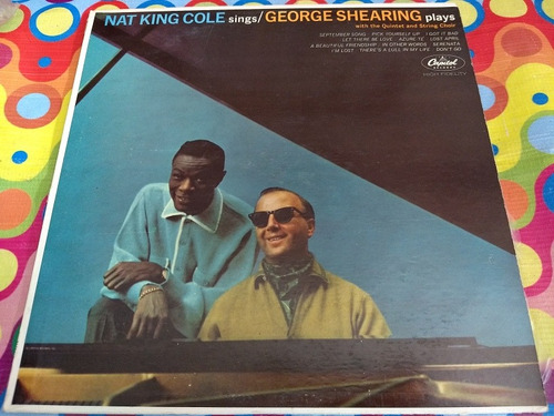 Nat King Cole Lp Sings George Shearing Plays R