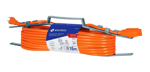 Extension Electrica Uso Rudo, 15 M, Calibre 16, Voltech /4/