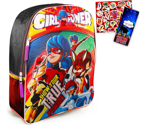 Juego De Mochilas Miraculous Ladybug - Paquete Con 16 Mochil
