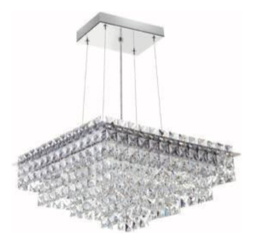 Colgante Moderno Caireles Cristal 5 Luces Ilumin Led Pal