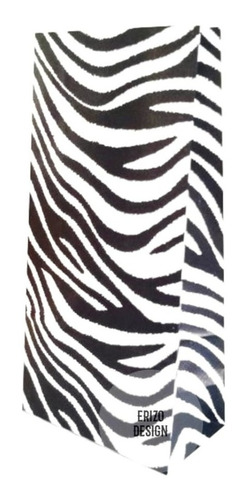 10 Bolsas De Papel Safari Jungla Animal Print Cebra Leopardo