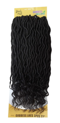 Cabelo Goddess Faux Locs 300gr Cor #4 Castanho