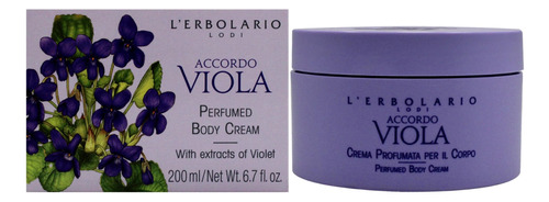 Lerbolario Crema Corporal Perfumada - Accordo Viola Para Muj