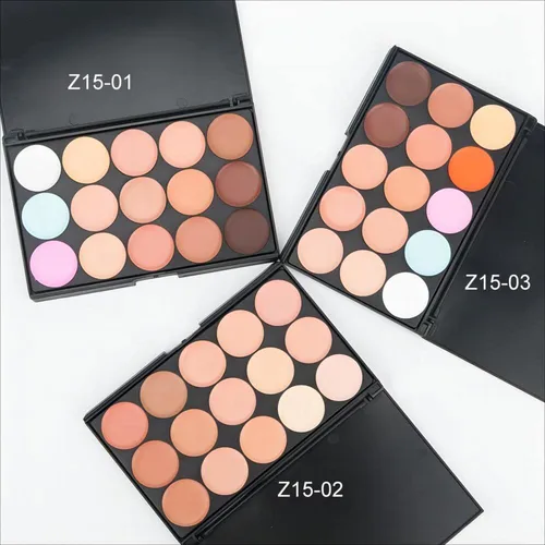 Yarlady Set De Maquillaje De 15 Colores De Base Correctora D