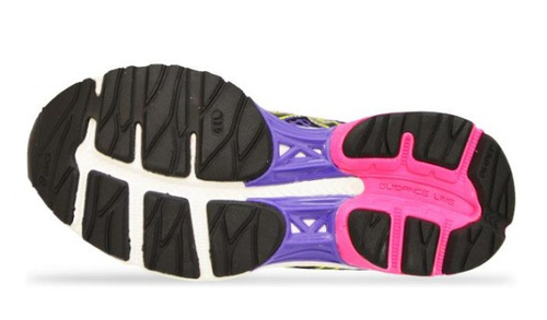 Tênis Asics Feminino Gel Flux 3 T664q.3299 - Roxo/amarelo | Mercado Livre