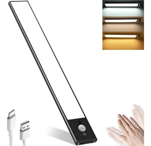 Barra Led Sensor De Movimiento Inteligente Adhesiva 40cm