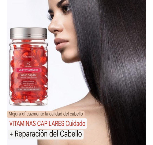Capsulas Reparación Capilar Cabello Nutre Pelo Brillo 2 Pzs