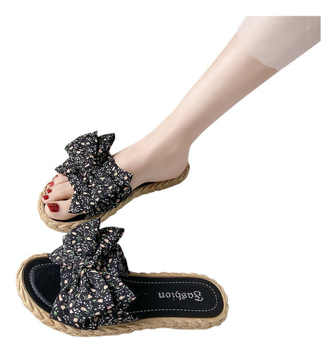 Zapatillas Con Forma De Lazo, Ropa De Abrigo De Moda Para Mu