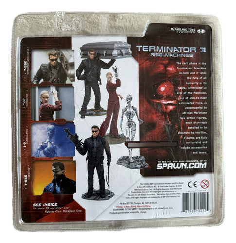 Terminator 3 T-850 Con Ataúd Mcfarlane Rise Of The Machines