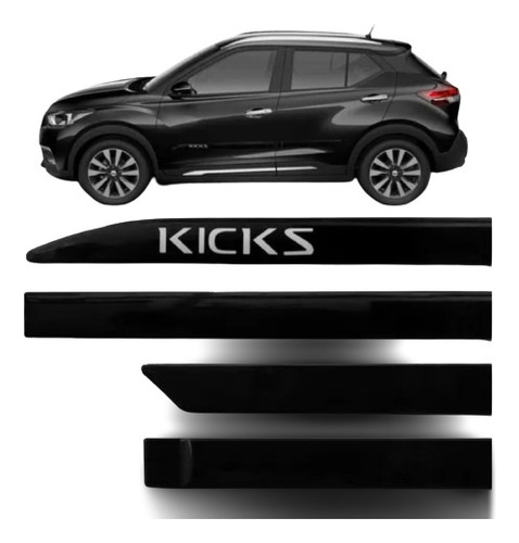 Jogo De Frisos Da Porta Lateral Nissan Kicks