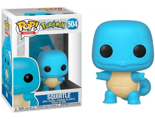 Boneco Funko Pop Games Pokémon Squirtle - #504