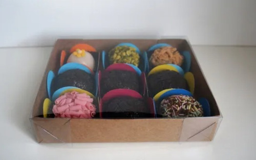 25 Uni Caixa Kraft 9 Brigadeiro / Bombom Com Frete Incluso