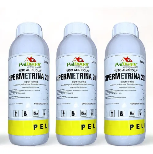 comprar Cipermetrina 200  Para Cucarachas E Insectos 950 Ml 3piezas 