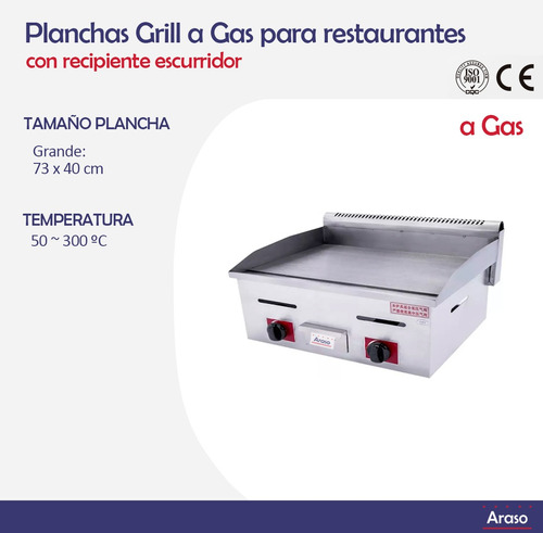 Planchas Para Restaurantes A Gas Grande