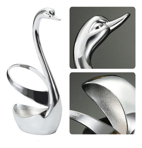 Copo De Café Basos De Cisne, Aleación De Zinc, Cisne De De